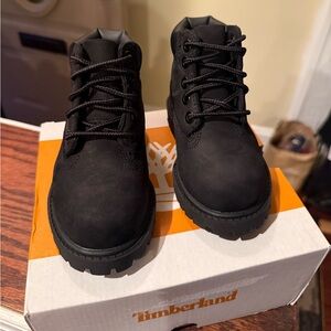 Timberland Black Kids Boots - never worn - new